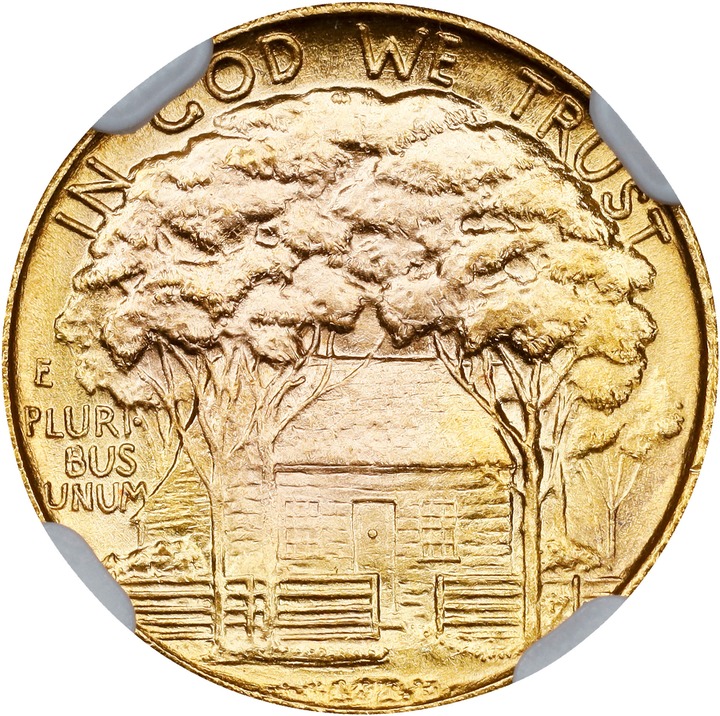 1922 G$1 Grant Memorial, without Star MS66 thumbnail 4