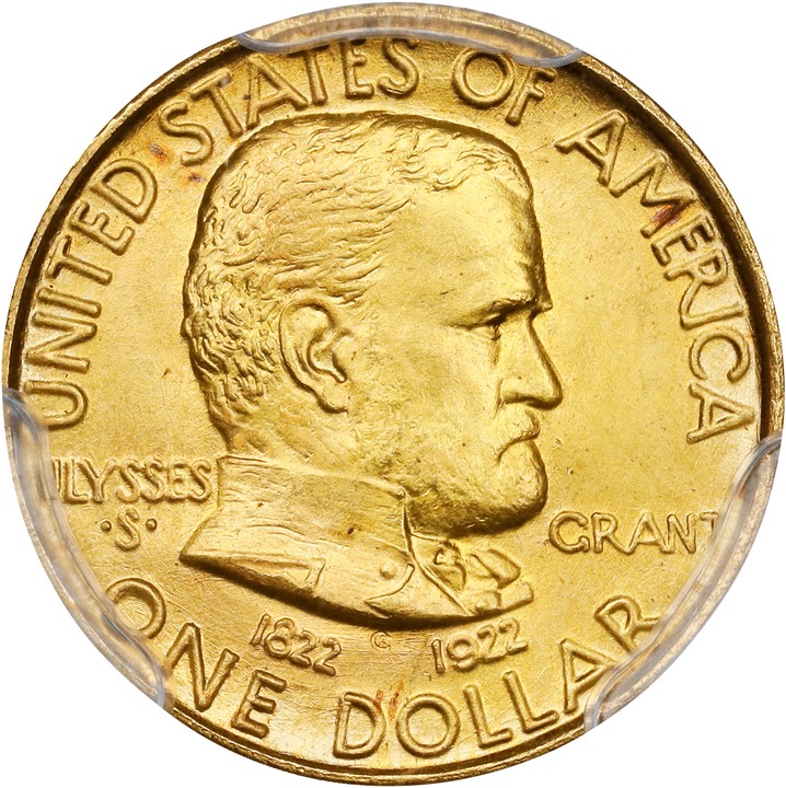 1922 G$1 Grant Memorial, without Star MS thumbnail 18