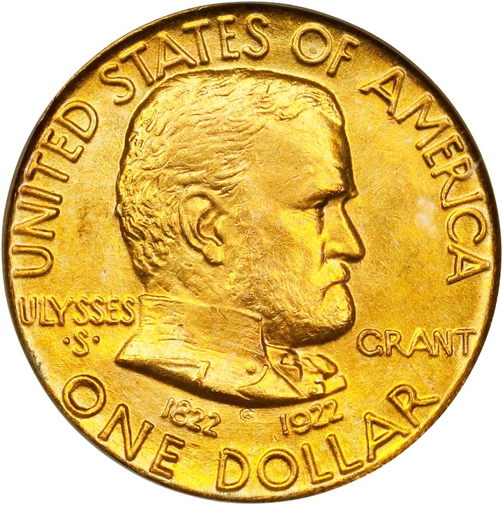 1922 G$1 Grant Memorial, without Star MS thumbnail 19