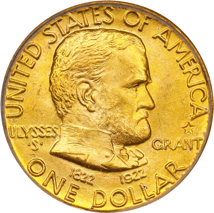 1922 G$1 Grant Memorial, with Star MS thumbnail 18