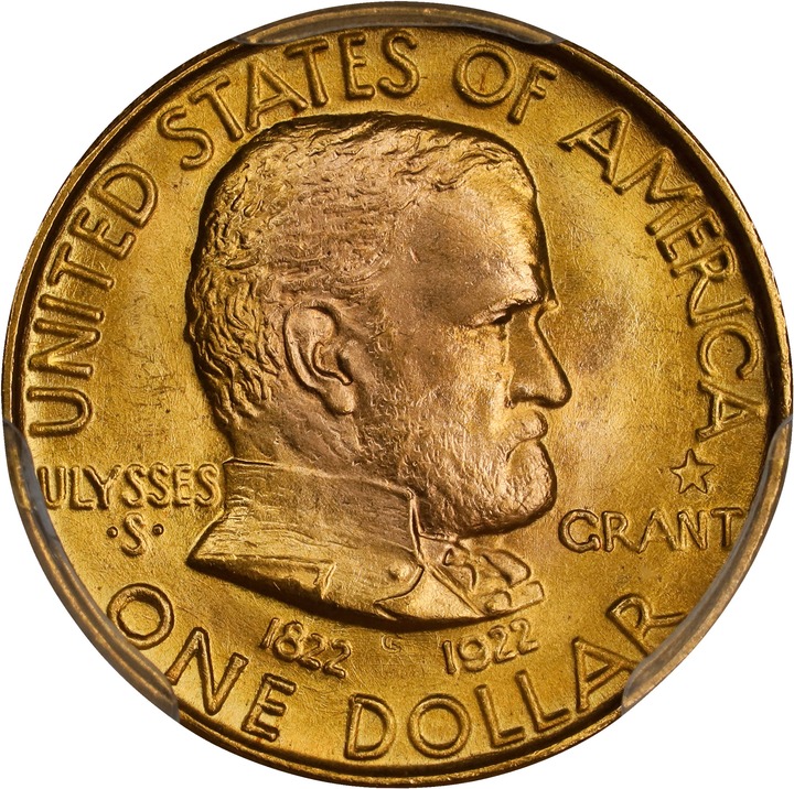 1922 G$1 Grant Memorial, with Star MS thumbnail 19