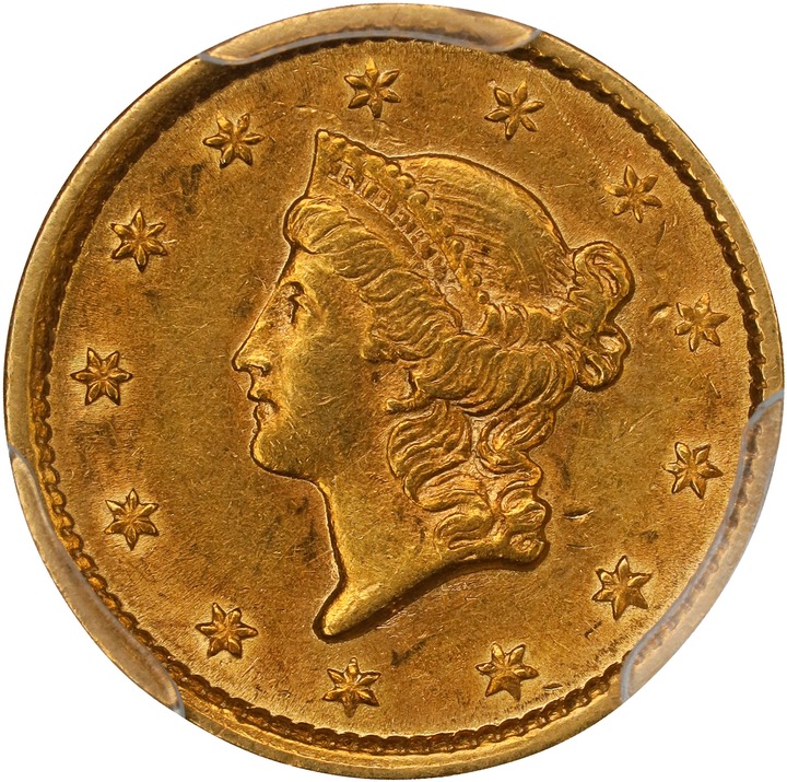 1854 G$1 Type 1 MS thumbnail 8