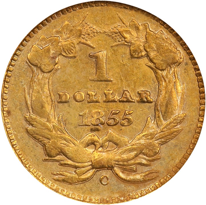 1855-C G$1 Type 2 MS thumbnail 17