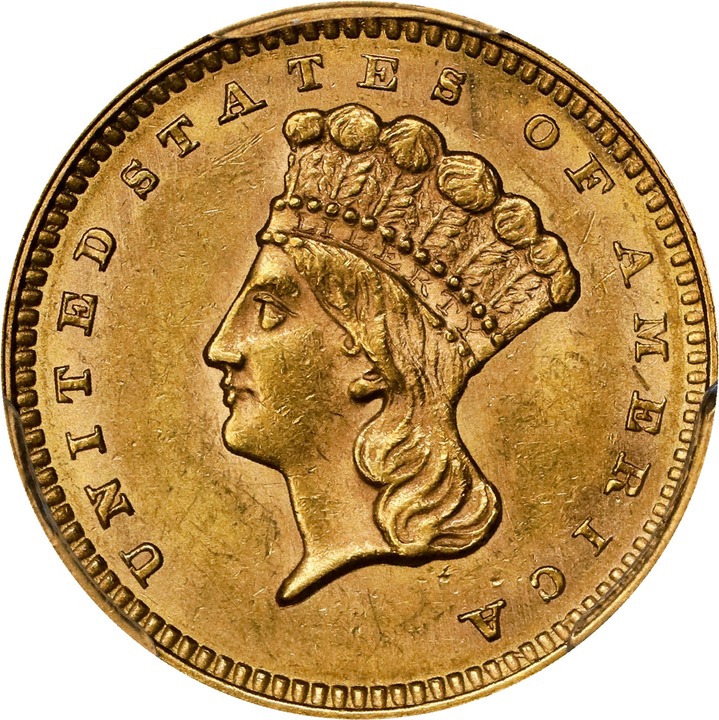 1862 G$1 AU53 CAC thumbnail 25
