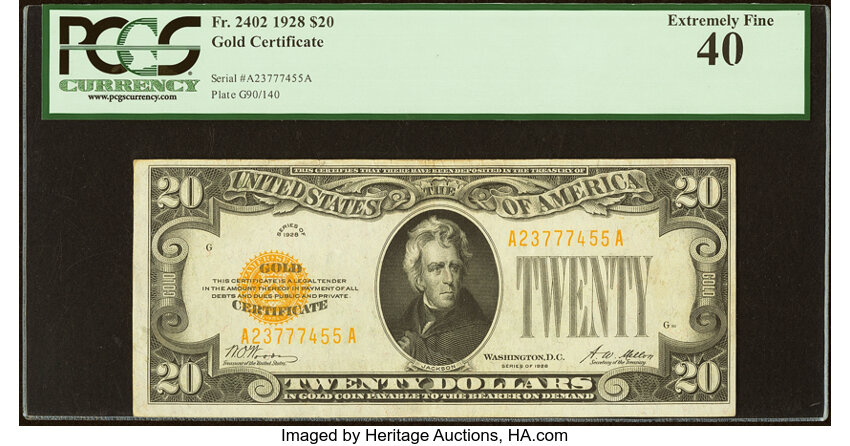 1928 $20  (Fr. 2402) thumbnail 7