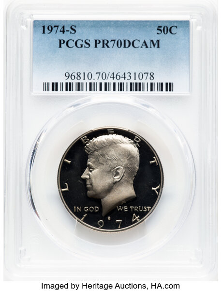 1974-S 50c PR DCAM thumbnail 4