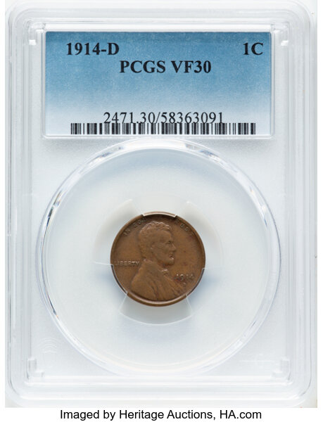 1914-D 1c MS BN thumbnail 10