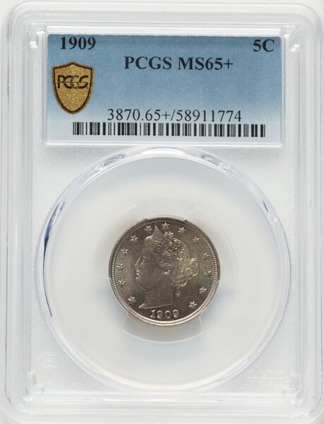 1909 5c MS65 thumbnail 4