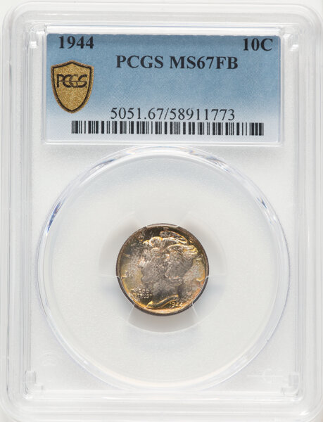 1944 10c MS FB MS67 FB thumbnail 4