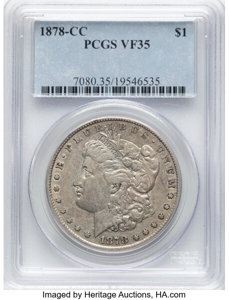 Image for 1878-CC $1 VF35