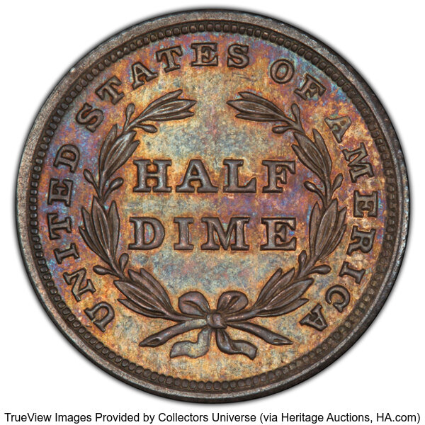 1840 H10c No Drapery MS64 thumbnail 2