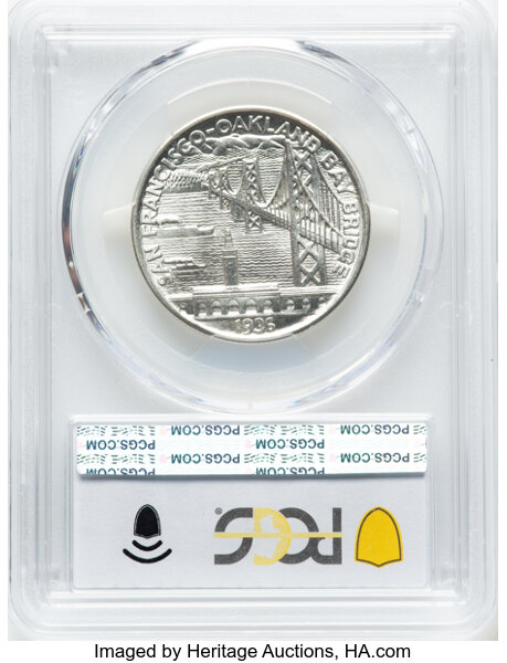 1936-S 50c Bay Bridge MS64 thumbnail 6