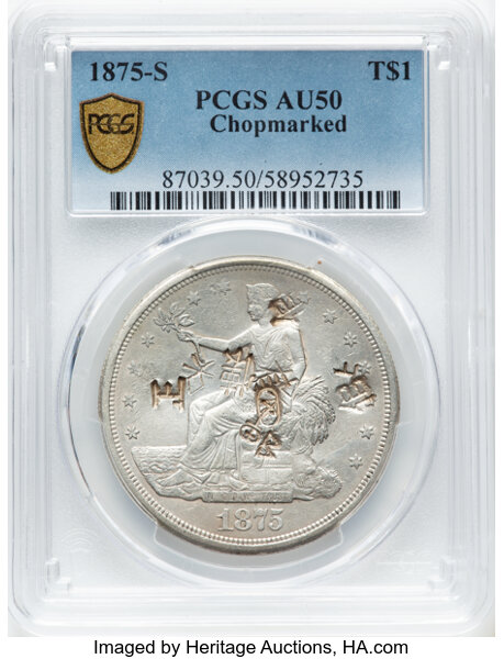 1875-S Trade$ Chopmarked MS thumbnail 18
