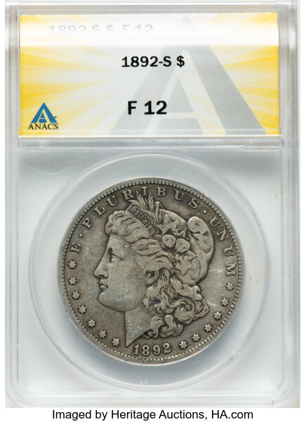 1892-S $1  MS thumbnail 9