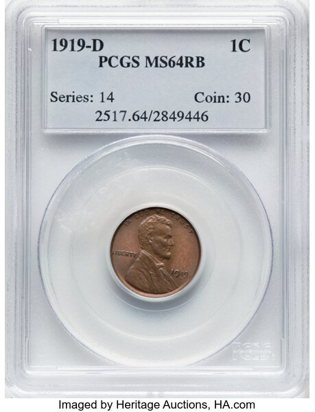 1919-D 1c MS RB thumbnail 2