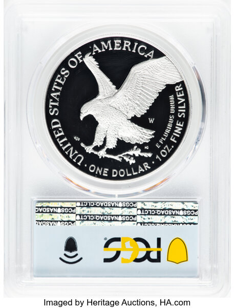 2022-W $1  Silver Eagle PR DCAM PR70 DCAM CAC thumbnail 20