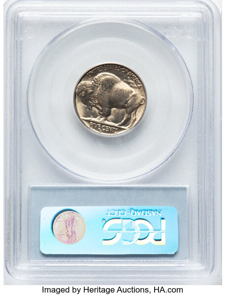 1938-D/S 5c Buffalo, OMM, FS-511 MS67 thumbnail 4