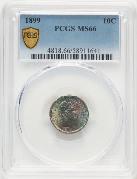 1899 10c MS66 thumbnail 2