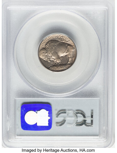 1913-S 5c Buffalo, Type 1 MS65 CAC thumbnail 2