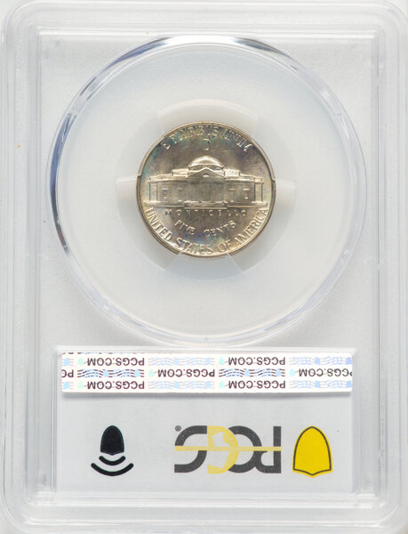 1943-D 5c Silver MS FS MS67 FS thumbnail 2