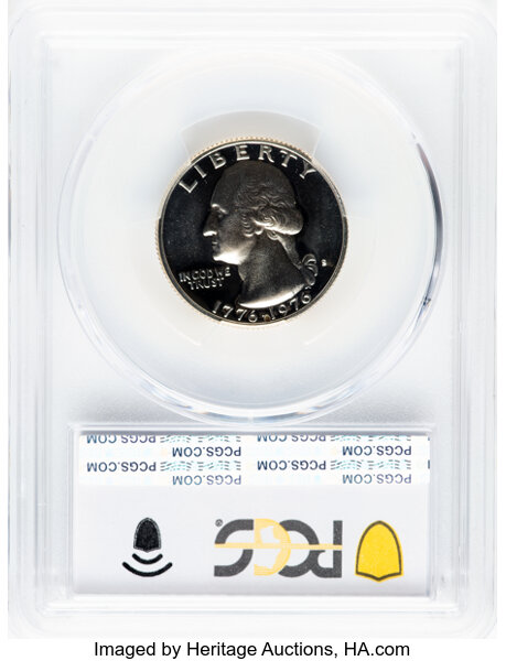 1976-S 25c Silver PR DCAM OGP thumbnail 6