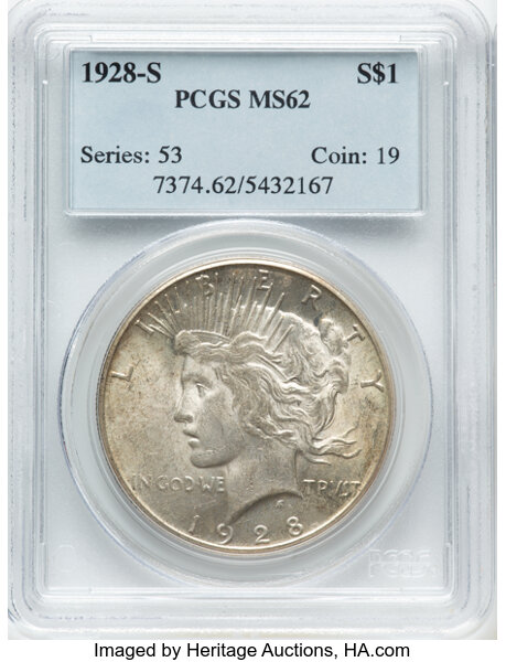 1928-S $1  Doubled Motto, VAM-3A MS thumbnail 5