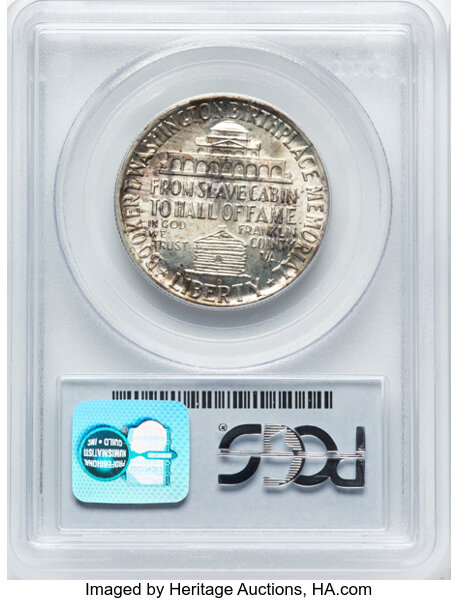 1948-D 50c Booker T. Washington AU55 CAC thumbnail 17