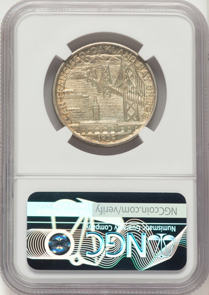 1936-S 50c Bay Bridge MS63 thumbnail 4