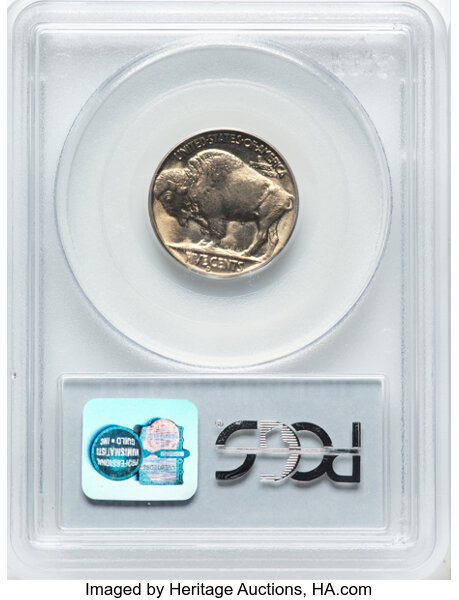 1938-D/D 5c Buffalo MS67 CAC thumbnail 8