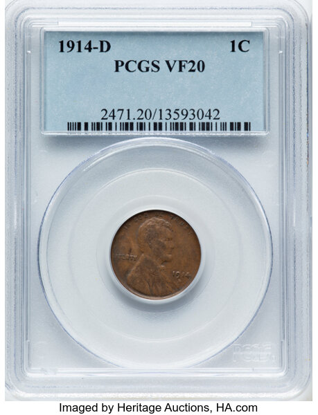 1914-D 1c MS BN thumbnail 12