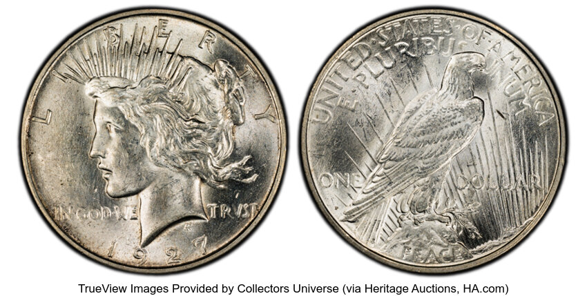 1927-D $1  MS thumbnail 3