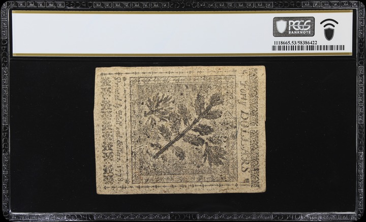 Sep 26, 1778 $40  Continental Congress (Fr. CC84) CU60 thumbnail 18