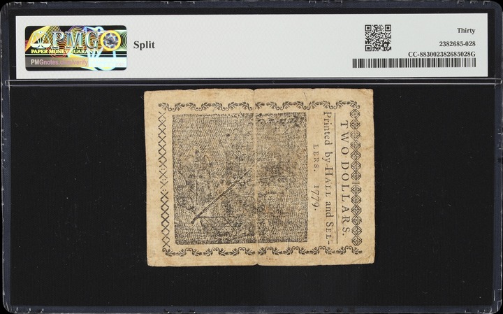 Jan 14, 1779 $2  Continental Congress (Fr. CC88) thumbnail 4