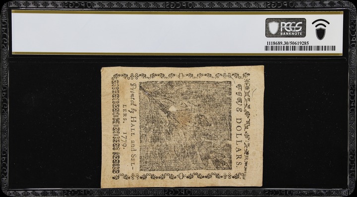 Jan 14, 1779 $5  Continental Congress (Fr. CC91) thumbnail 6