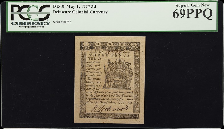 May 1, 1777 3d Delaware (Fr. DE81) thumbnail 2