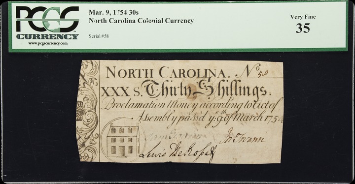 Mar 9, 1754 8d North Carolina, Boar (Fr. NC72b) thumbnail 16