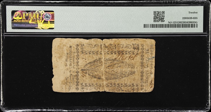 Oct 20, 1758 3s New Jersey (Fr. NJ121) thumbnail 15