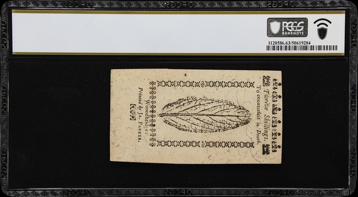 Dec 31, 1763 12s New Jersey (Fr. NJ156) thumbnail 6