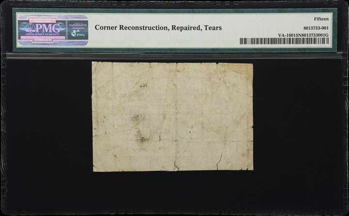 Oct 5, 1778 $10  Virginia (Fr. VA160) thumbnail 5