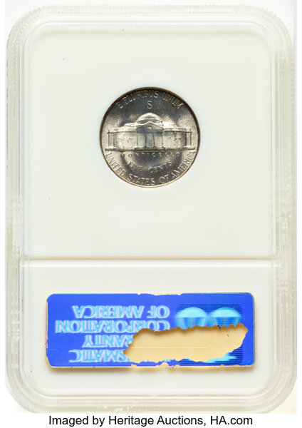 1945-S 5c Silver MS67 CAC thumbnail 4