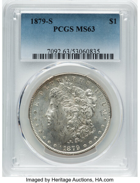 1879-S $1  Doubled Cap Top, Clashed, VAM-151A MS thumbnail 20