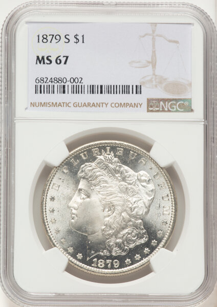 1879-S $1  Doubled Cap Top, Clashed, VAM-151A MS thumbnail 16