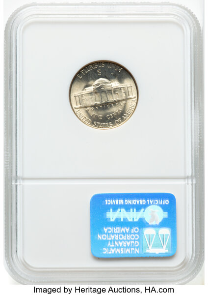 1944-S 5c Silver MS67 thumbnail 4