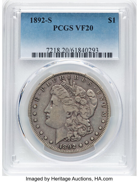 1892-S $1  MS thumbnail 6