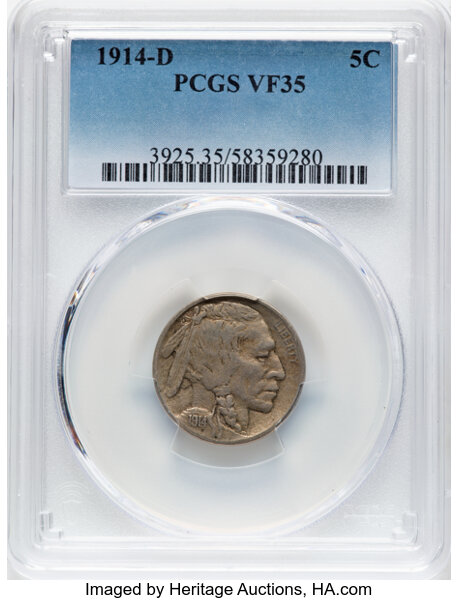 1914-D 5c MS thumbnail 5