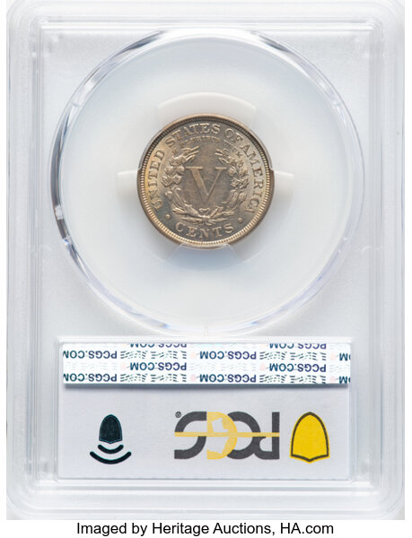 1891 5c AU58 thumbnail 2