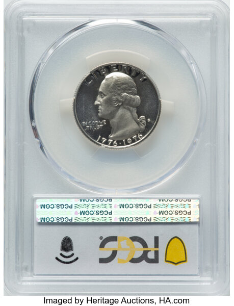 1976-S 25c Silver PR DCAM OGP thumbnail 4