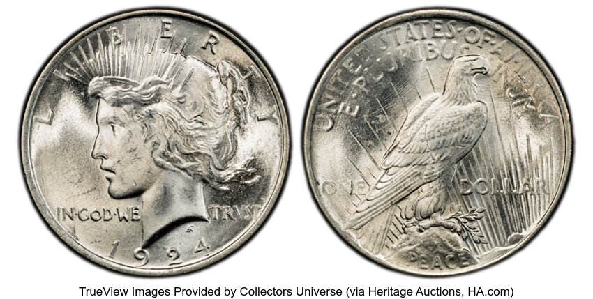 1924 $1  Broken Wing, VAM-5A MS thumbnail 2
