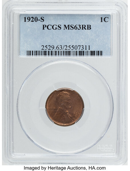 1920-S 1c MS RB thumbnail 2