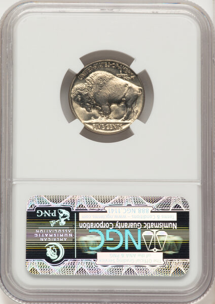 1937 5c MS67 CAC thumbnail 4